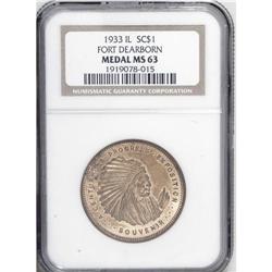 1933 Chicago Worlds fair "Indian Head/Fort Dearborn Dol 