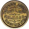 Image 1 : Harvey Lewis, Sutler Token, for the 23rd Massachusetts 