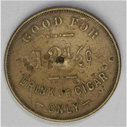 1909 Salt Lake City, Utah, The Zang,Good For 12 1/2 cen 