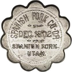 Spanish Fork Co-op, Dec. 1902, Spanish Fork, Utah Circu 