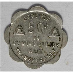 LDS (Latter Day Saints) Church Welfare Token, Circulate 