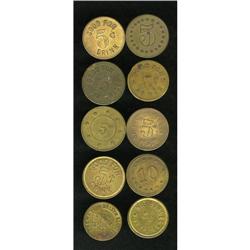 Mixed Group Lot of Manverick Tokens, included are Maron 