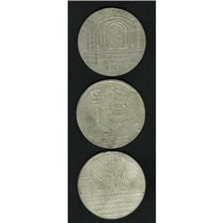 Lot of Three French Historical Medals, Uncertified. Thi 