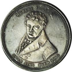 (1860''s) Alfred S. Robinson, Robert Fulton, SILVER MED 