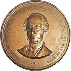 1874 James Ross Snowden Mint Medal in Bronze 