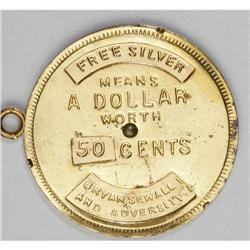 (ca. 1896) Bryan -McKinley Mechanical Dollar, this is a 