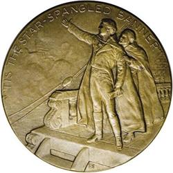 1914 Star Spangled Banner Centennial Medal in Bronze 