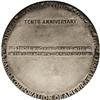 Image 2 : 1936 NBC 10th Anniversary Medal in Base Metal 