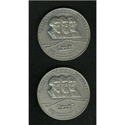 Two Medals of the National Pony Express Centennial Asso 