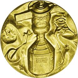 U.S.A. – Russia Space Medal in Gold 