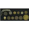 Image 1 : Bulk Lot of 12 Miscellaneous Coins and Tokens. This lot 