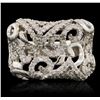 Image 2 : 14KT White Gold 0.68 ctw Diamond Ring