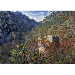 Claude Monet - The Valley Sasso, Bordighera