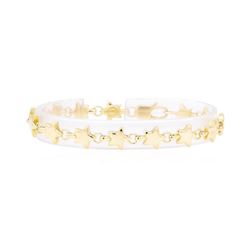 Tiffany and Company Star Link Bracelet - 18KT Yellow Gold