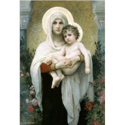 William Bouguereau - The Madonna of the Roses