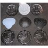 Image 1 : GREAT WALL THE CHINESE WARRIOR GLYPH PLATES LOT OF 9
