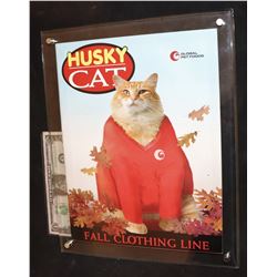 ANGER MANAGEMENT 2003 SCREEN USED HUSKY CAT POSTER IN ACRYLIC DISPLAY