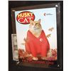 Image 1 : ANGER MANAGEMENT 2003 SCREEN USED HUSKY CAT POSTER IN ACRYLIC DISPLAY