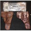 Image 1 : KING KONG SKULL ISLAND SCREEN USED HANK MARLOW HOLSTERS LOT OF 2
