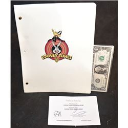 LOONEY TOONS BACK IN ACTION SCREEN USED PROP SCRIPT