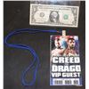 Image 1 : CREED VS DRAGO SCREEN USED VIP PASS 1