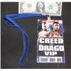 Image 1 : CREED VS DRAGO SCREEN USED VIP PASS 3