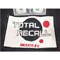 TOTAL RECALL ORIGINAL 1990 PRODUCTION CAST PATCH