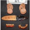 Image 1 : APOCALYPTO SCREEN USED NATIVE KNIFE TEETH AND EARS