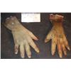 Image 1 : CREATURE ALIEN MONSTER HAND GLOVES MATCHED PAIR