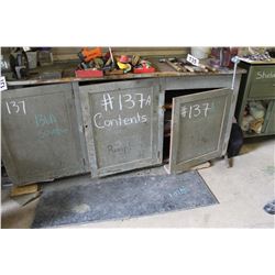 APPROX. 9' WOOD COUNTER