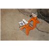 Image 1 : 2 ORANGE JACK STANDS