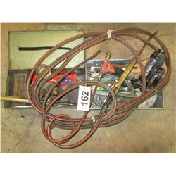 TORCH, GAUGES, HINGES, JACK, & CRESENT WRENCH