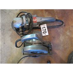ANGLE GRINDER & SKIL SAW