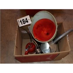 OIL CANS & FUNNELS