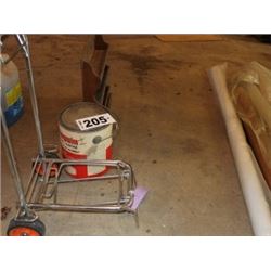 PAINT, CART & WOOD RACK