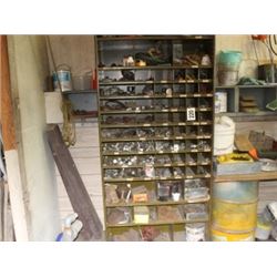 BOLT BIN C/W CONTENTS