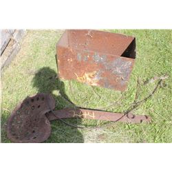 IMPLEMENT SEAT, 4 DUMP RAKE TEEL & STEEL BOX