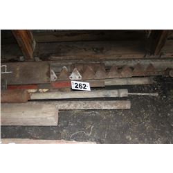 2 - 4X4'S, MISC PIPE & SICKLES