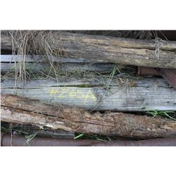 CEDAR POWER POLE & RED WOOD BOX