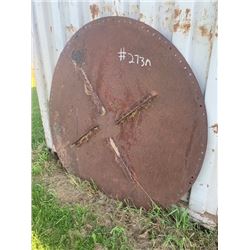 APPROX. 68" ROUND STEEL PLATE