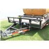 Image 2 : 2007 MAXEY 18' TANDEM AXLE BUMPER PULL TRAILER