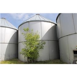 2 RING TANKER ON CONCRETE (CONVERTED TO GRAIN BINS)