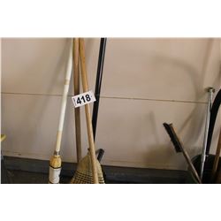 BROOMS & SPRINKLERS