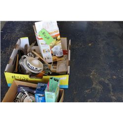 2 BOXES OF MISC CUPS, JUICER & SALSA MAKER