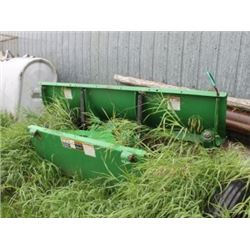 JOHN DEERE 84" SNOW BLADE FOR FRONT OF TRACTOR