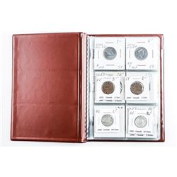 Starter Coin Collection (12) CANADA Coins with Silver