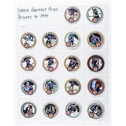 WAYNE GRETZKY - POG Collection 18 Pogs - Records to 1994