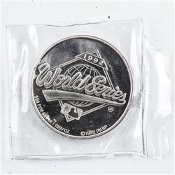 1992 .999 Fine Silver World Series Medal LE