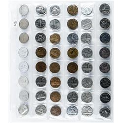 Group (48) Canada Nickels, Mix