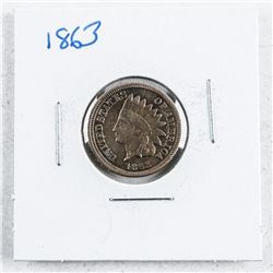 1863 USA Indian Head Penny